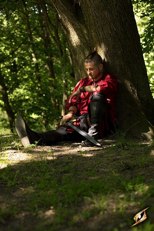 Koszula renesansowa Cosimo, czerwona