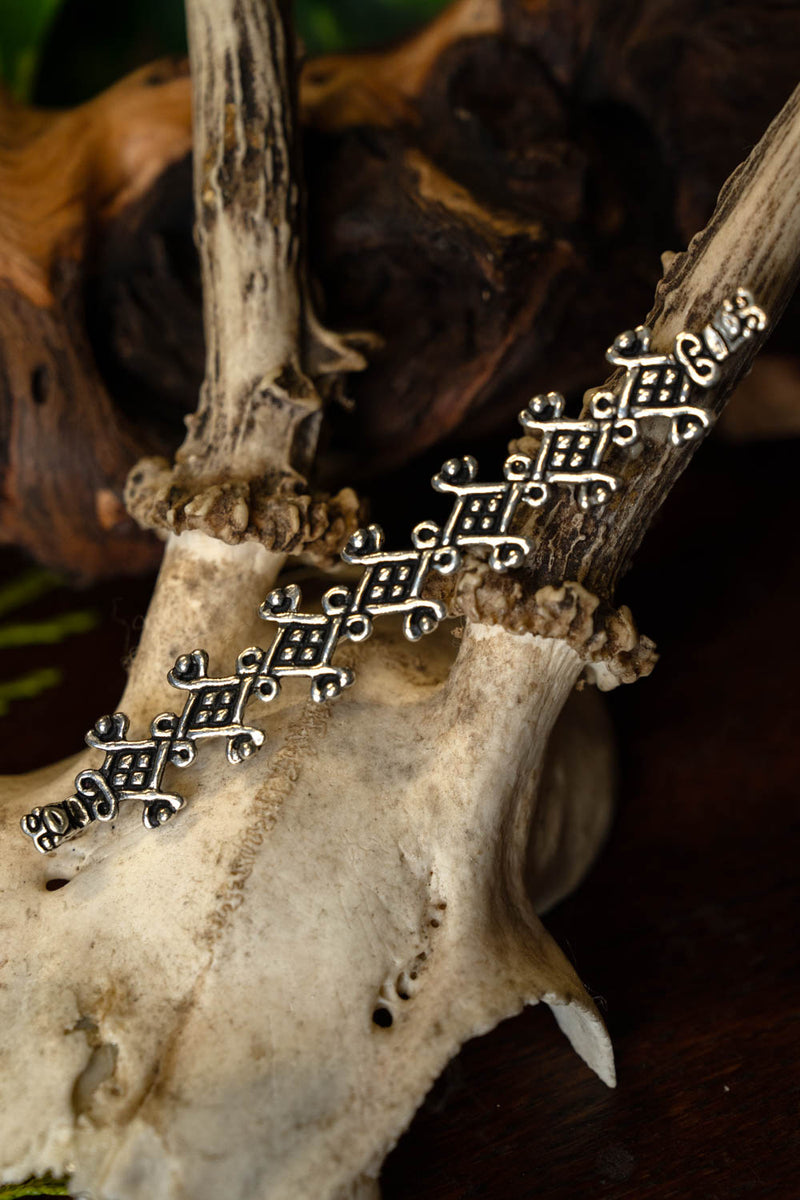 Birka jewel distributor, silvered bronze