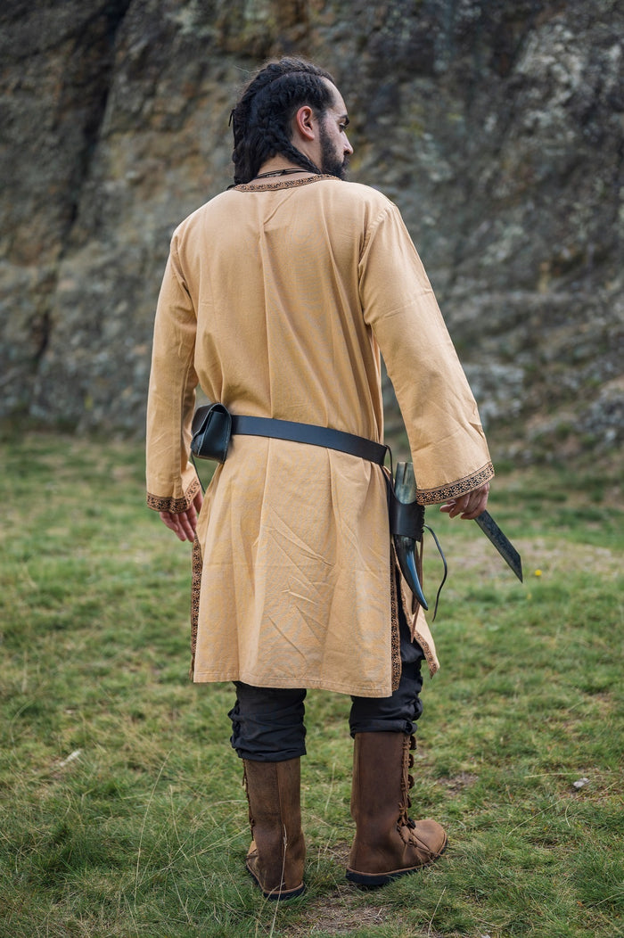 Celtic tunic Finn, honey brown