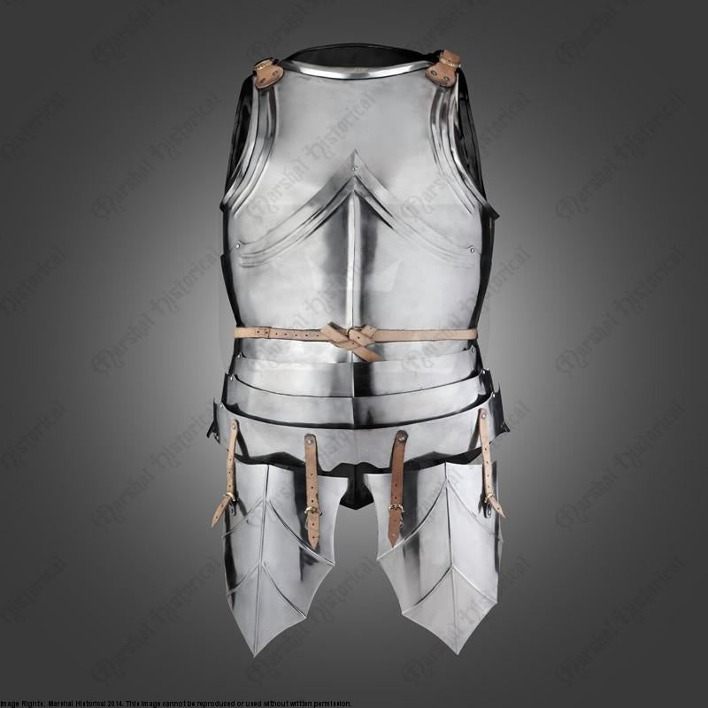 Vollständiger gotischer Kürass, 1,2 mm