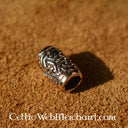 Skægperle med keltisk knude, bronze