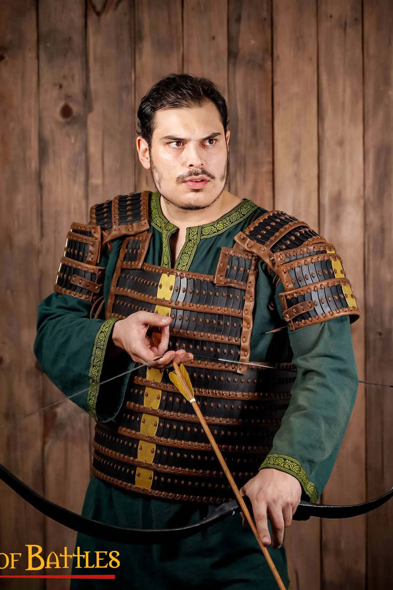 Wikinger Lamellenpanzer Visby, bronziert