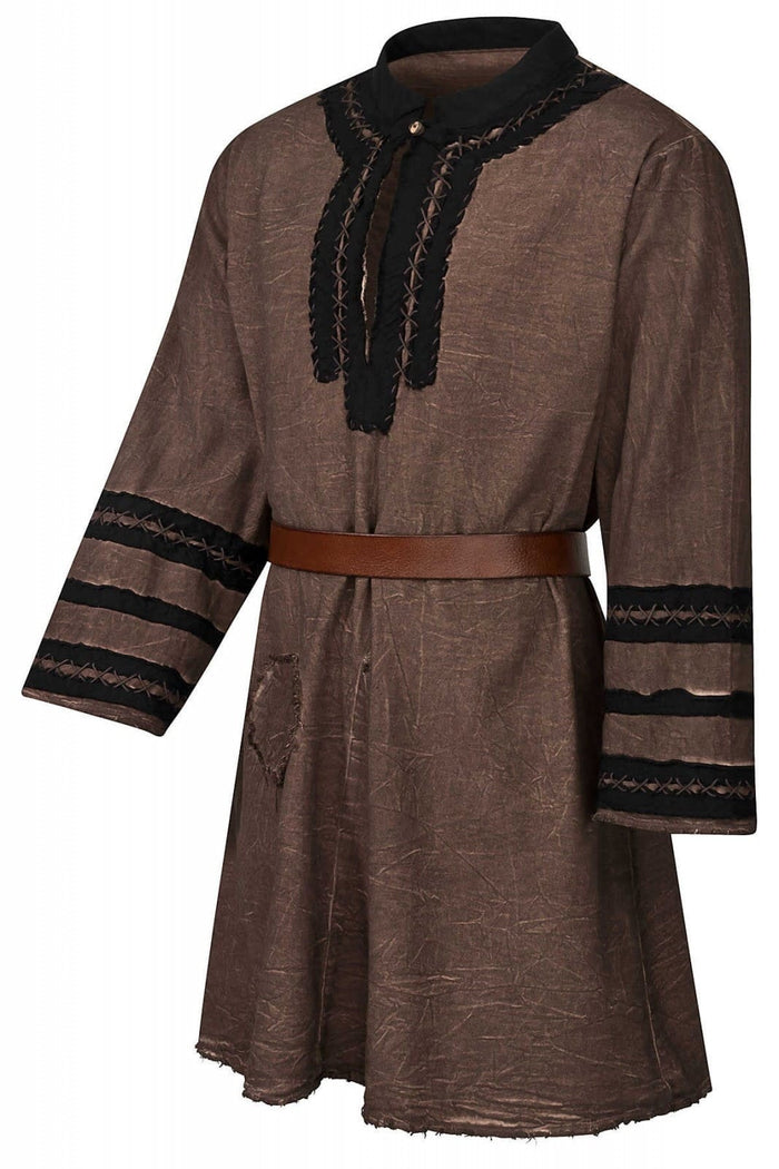 Tunic Halfdan, medieval, brown