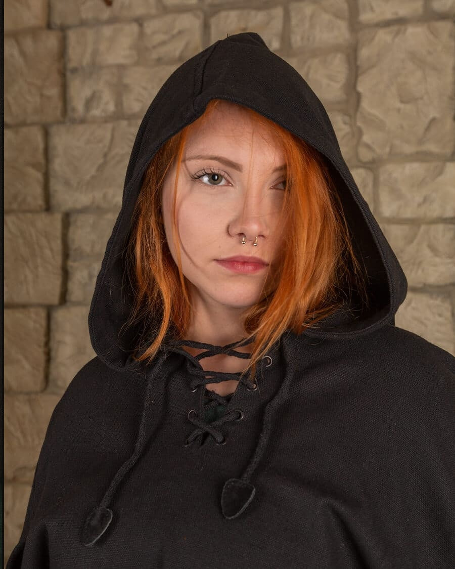 Gardecorp, reismantel Raven, zwart