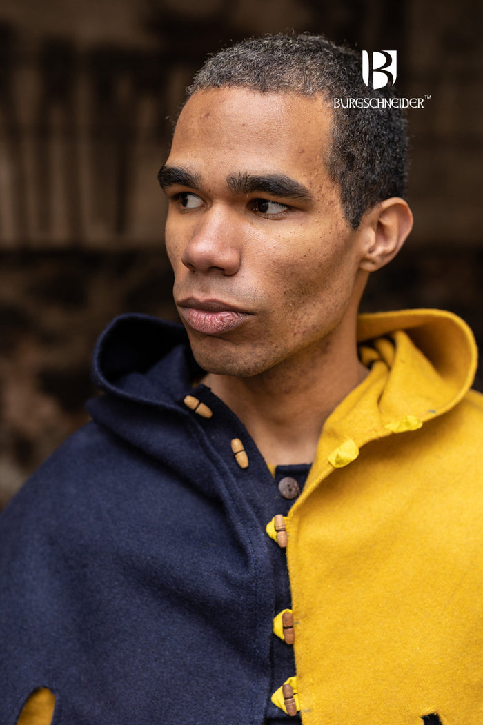 kaperon Dangereuse, vänster, gul, ullmix