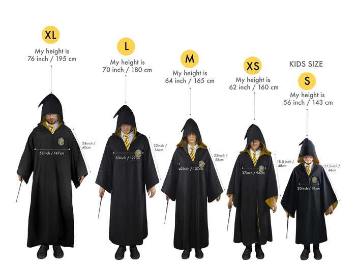 Harry Potter Cosplay: Szata Hufflepuff