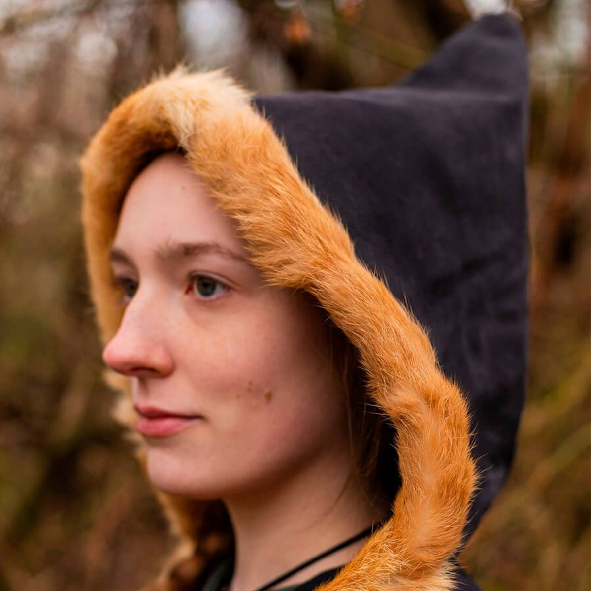 Leder top Jetta, zwart