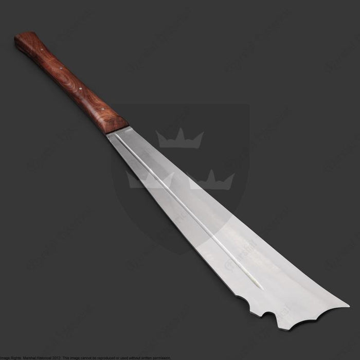 Dvoročna falchion Maciejowski, pol ostro