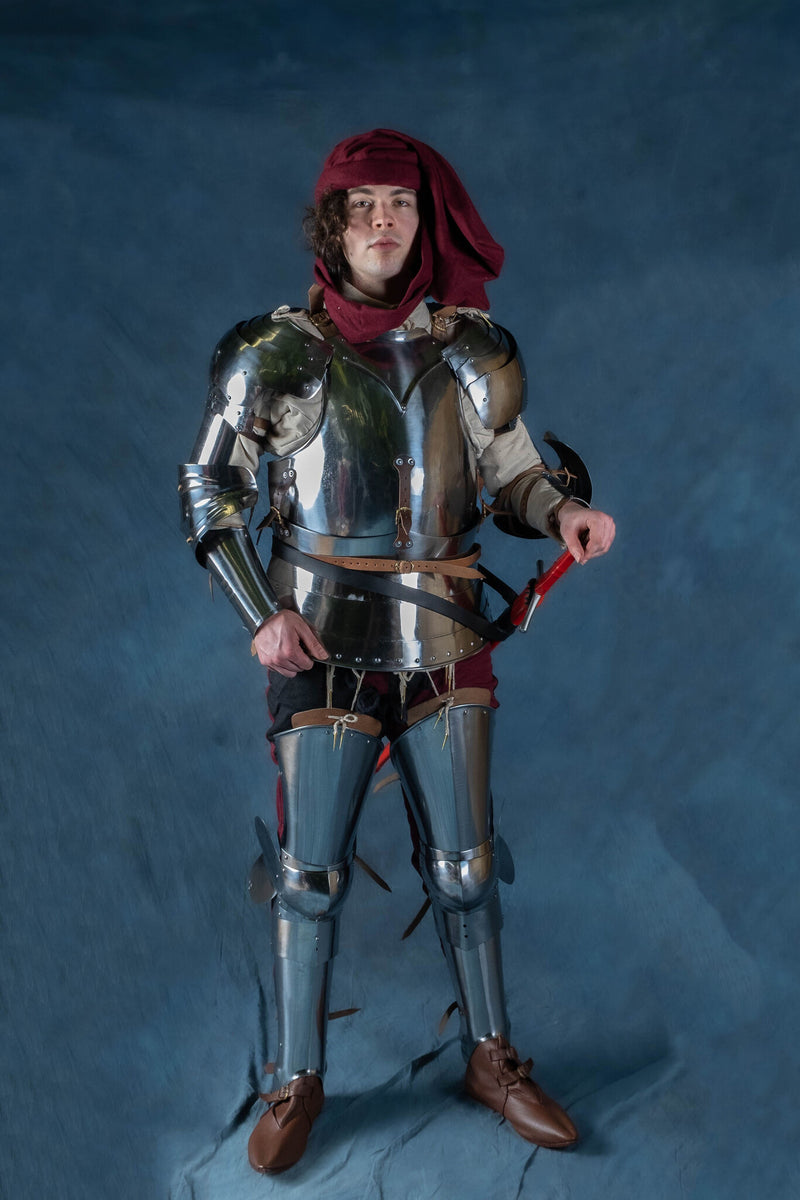 Gugel Rogier van der Weyden, Wollmischung, bordeauxrot