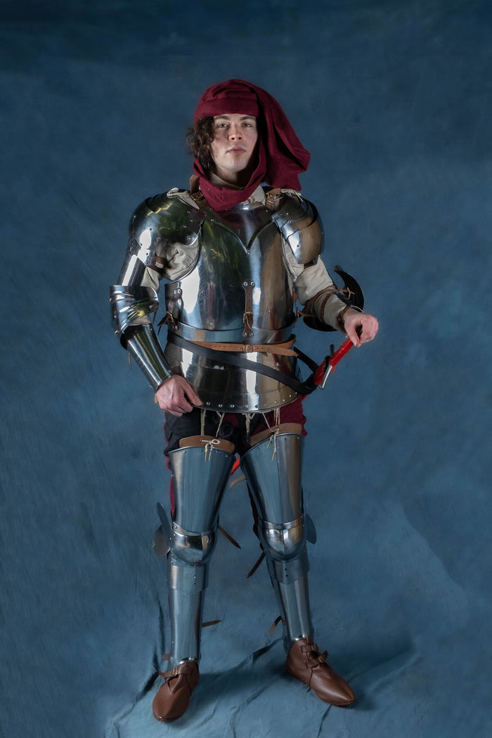 Kaperon Rogier van der Weyden, uldblanding, bordeauxrød