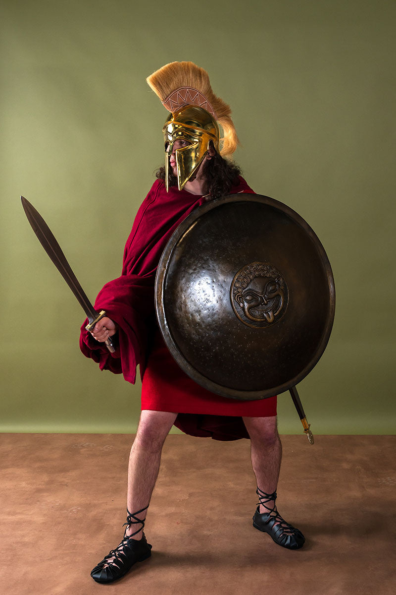 Græsk xiphos Campovalano, semi-skarp