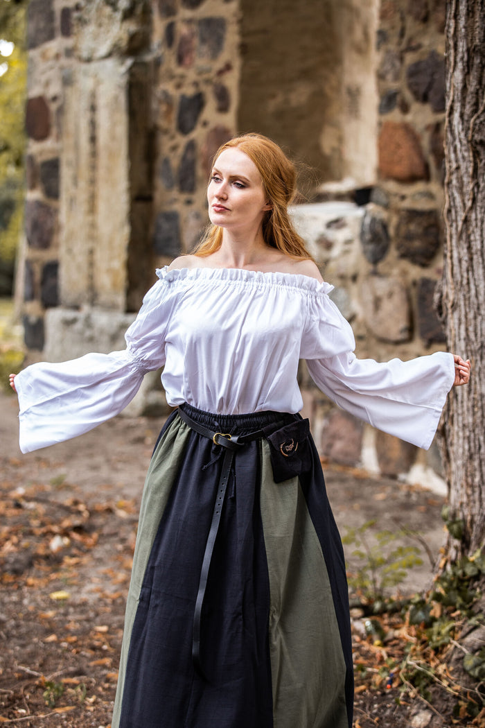 Baroque blouse, wit