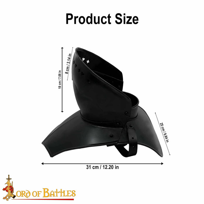 15. århundredes bevor, bronzeret, 1,6 mm