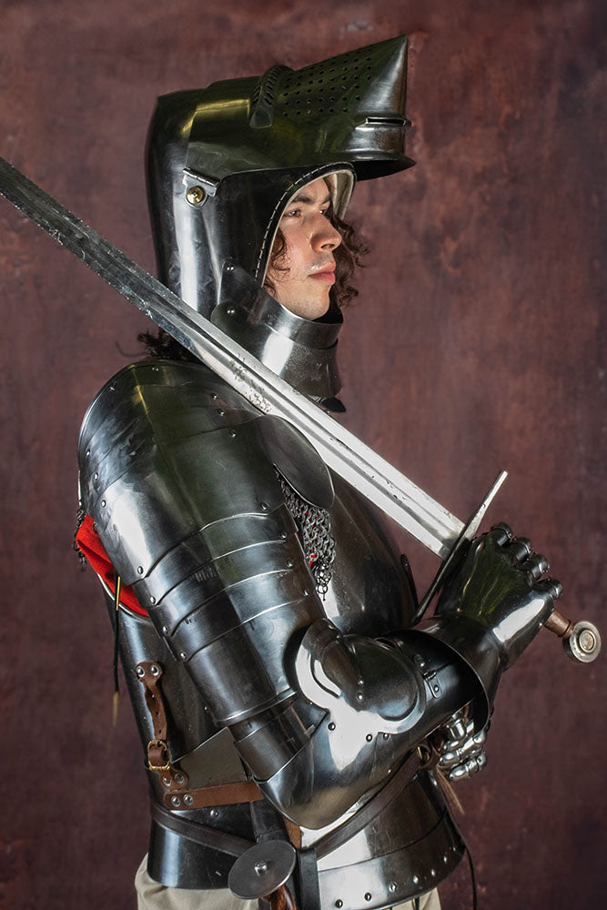 Vambraces, armpansar, 1450–1550, 1,6 mm