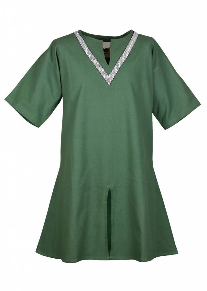 Tunique Birka Knut, manches courtes, vert