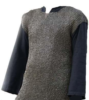 Maliënkolder Migratieperiode, ronde ringen ronde klinknagels, 6 mm