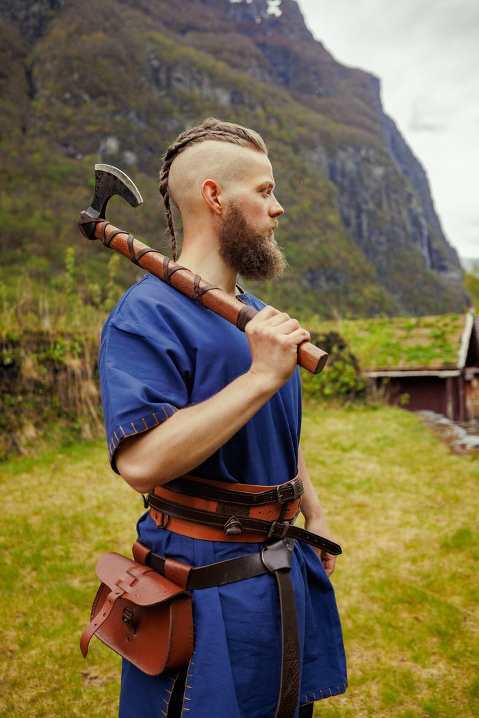 Korte Vikingtuniek Theobald, blauw