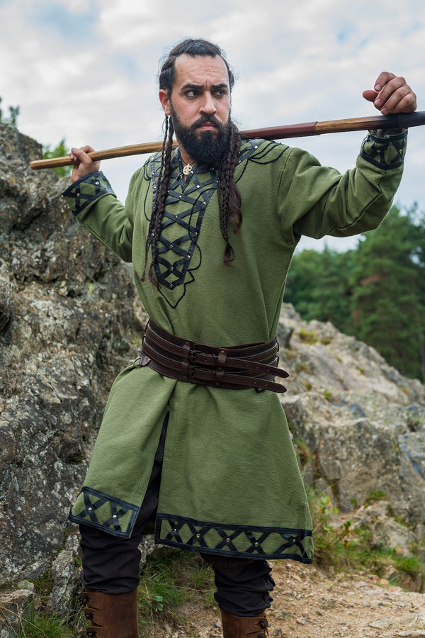 Tuniek Viking Jarl Ragnvald, groen