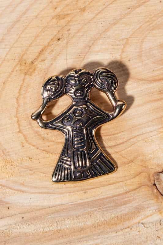 Valkyria amulett, brons