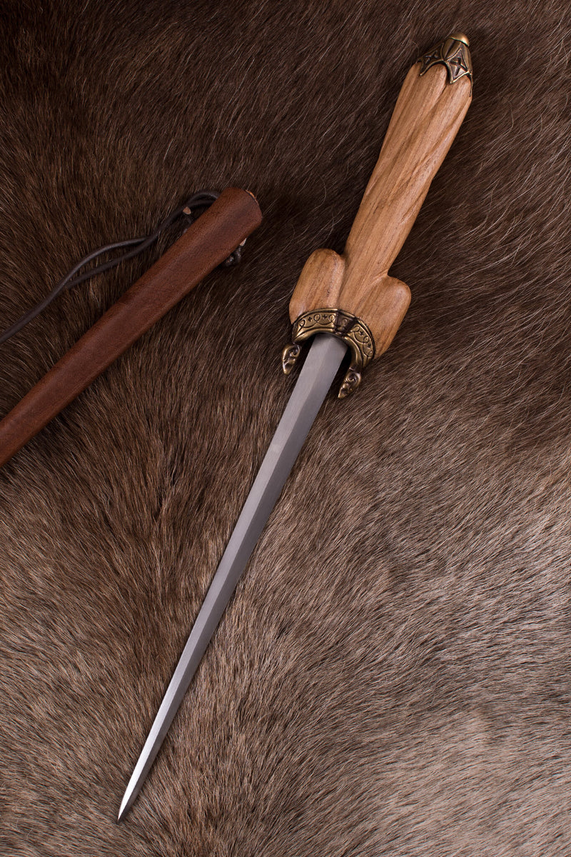 16th century bollock dagger, semi-sharp