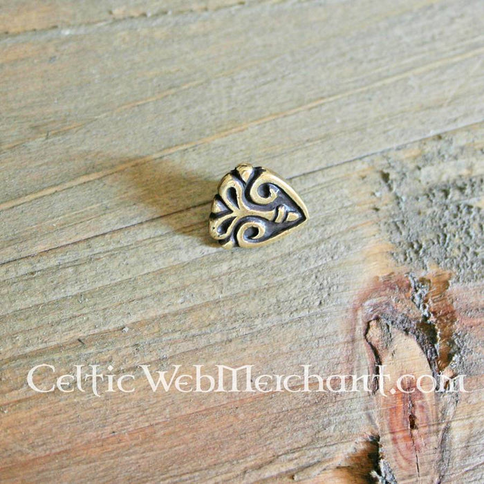 Viking belt fitting Chernikov, silvered zamak