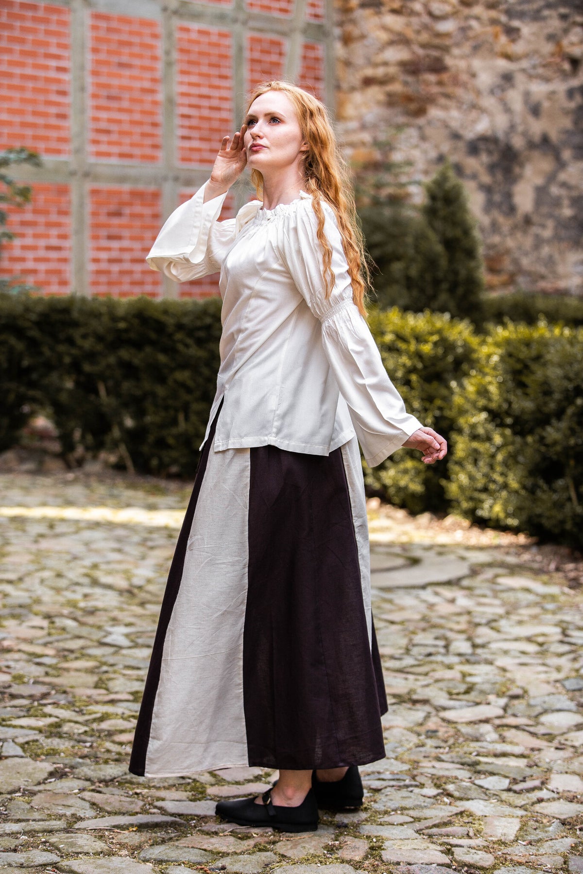 Renaissance Bluse, creme