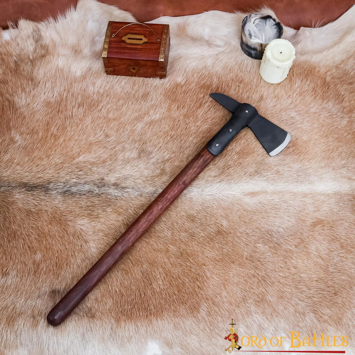 Pirate grappling axe, semi-sharp