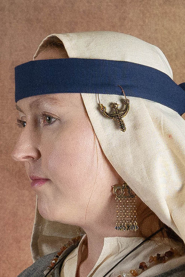 Slavische oorbellen Zawada Lanckorońska, brons