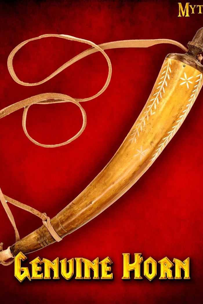 Verzierte Pulverhorn