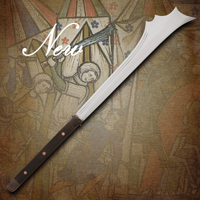 Falchion Maciejowski Bible, ostrý