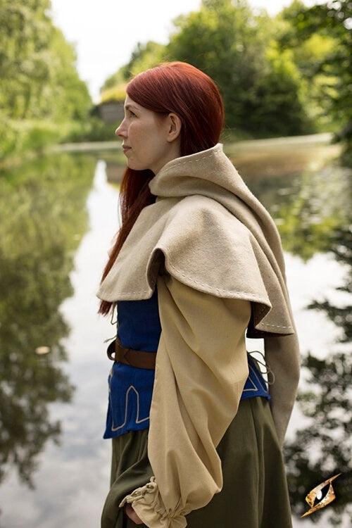 Chaperon médiévale Erhard, beige