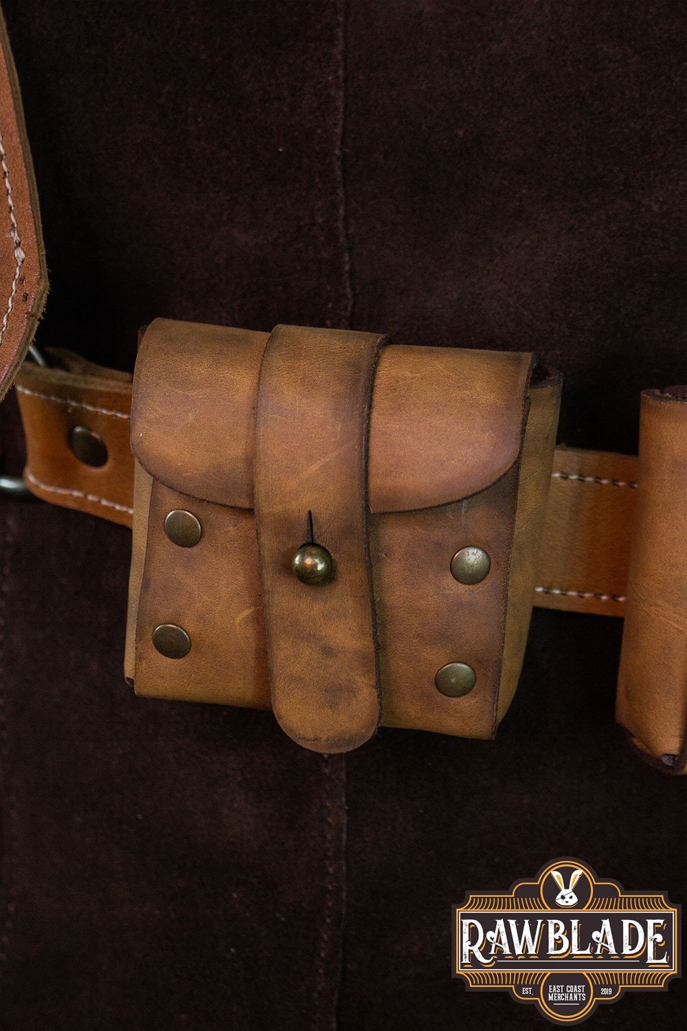 Zbroja Rogue z kieszeniami – brązowa