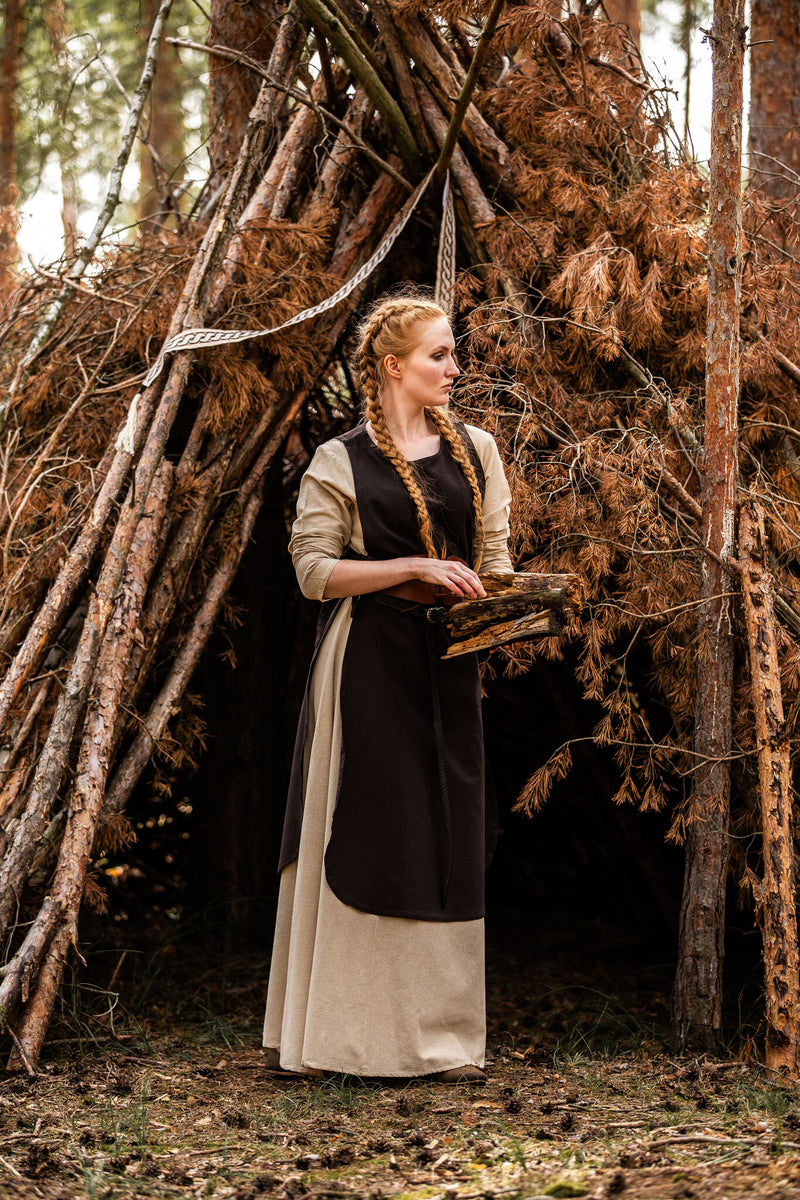 Överklänning Sigrid, brun