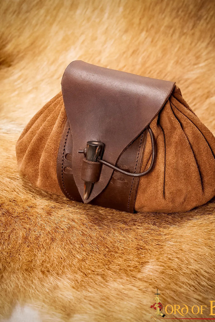 Mittelalterlicher Lederbeutel Tristan