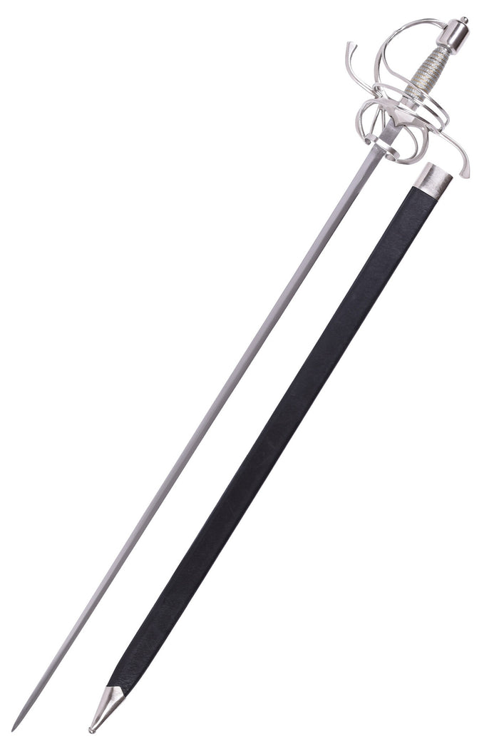 Deutscher Rapier des 17. Jahrhunderts, halbscharf