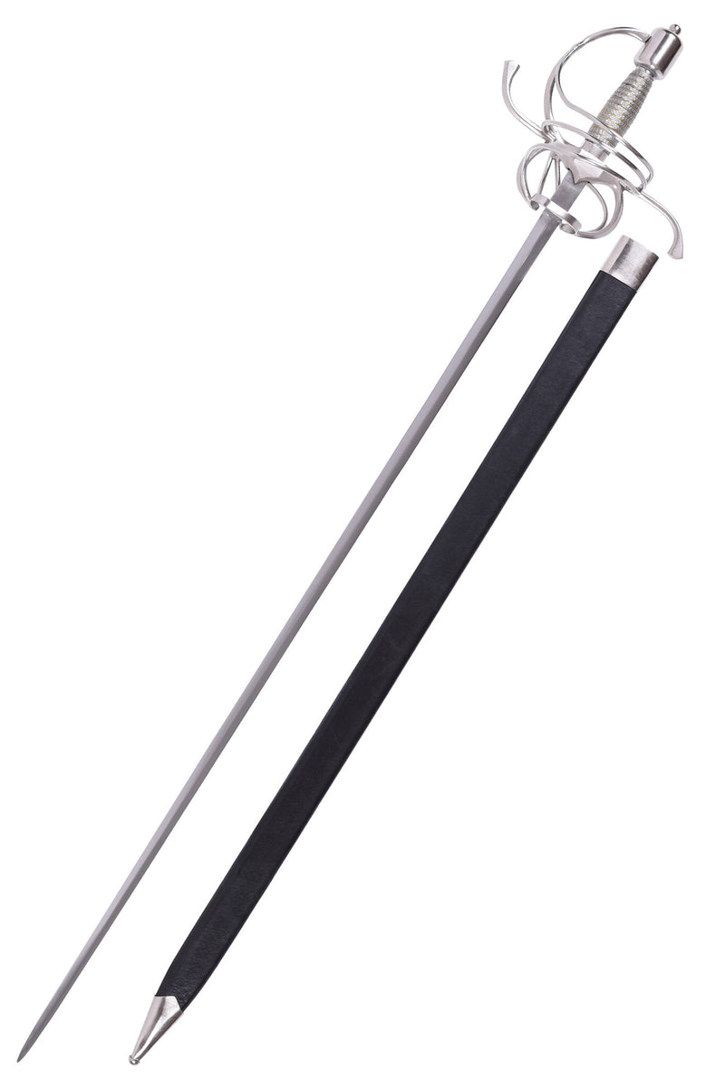 German rapier 17th century, semi-sharp