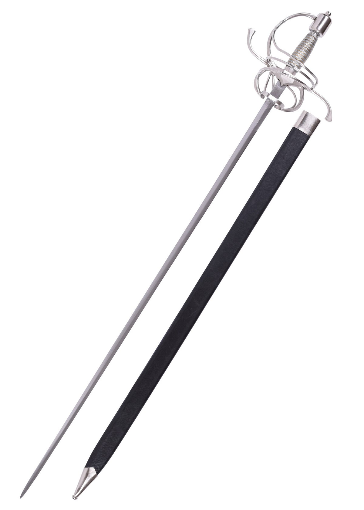 Rapière allemande du XVIIᵉ siècle, semi-tranchante