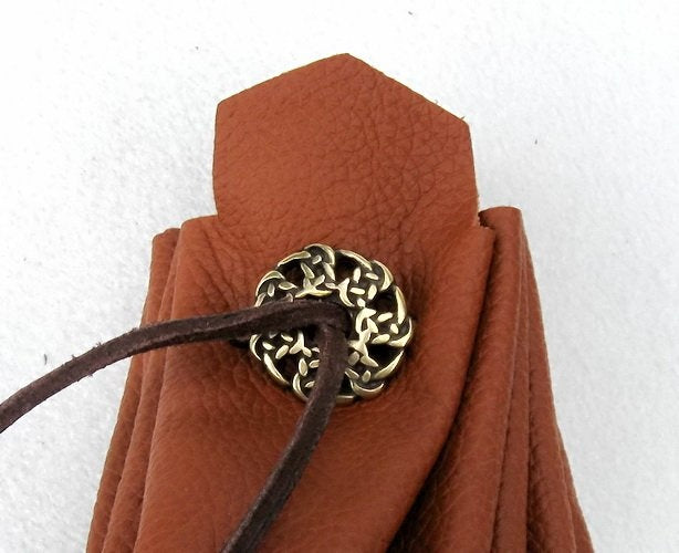 Bottoni gaelici altomedievali, set da cinque, ottone