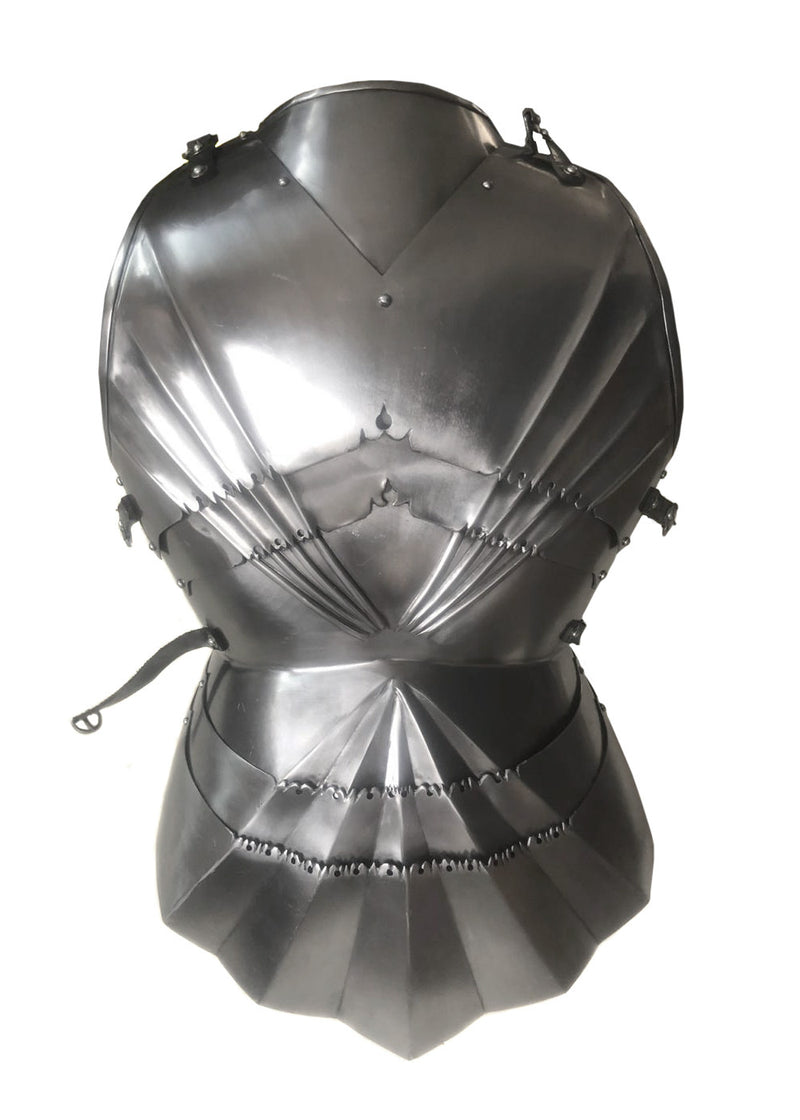 Cuirasse gothique, avec faulds et culet, 1-1,2 mm