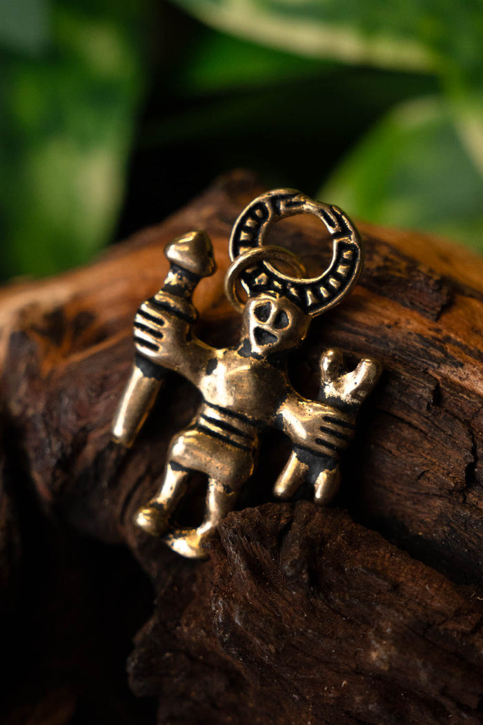 Odin-amulet Uppland, bronze