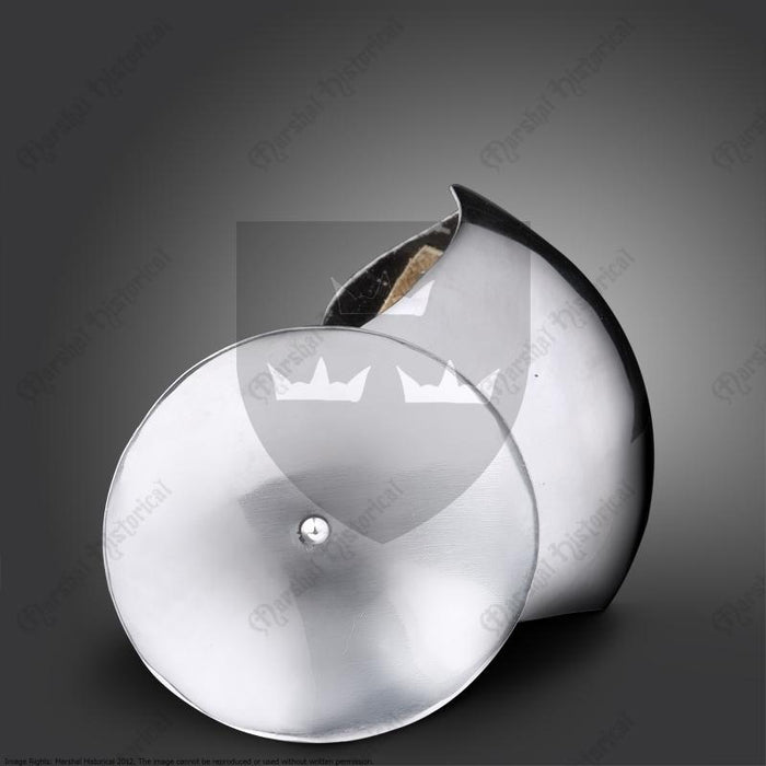 Coudières D du 14e-15e siècle, armure de coude, 1,6 mm