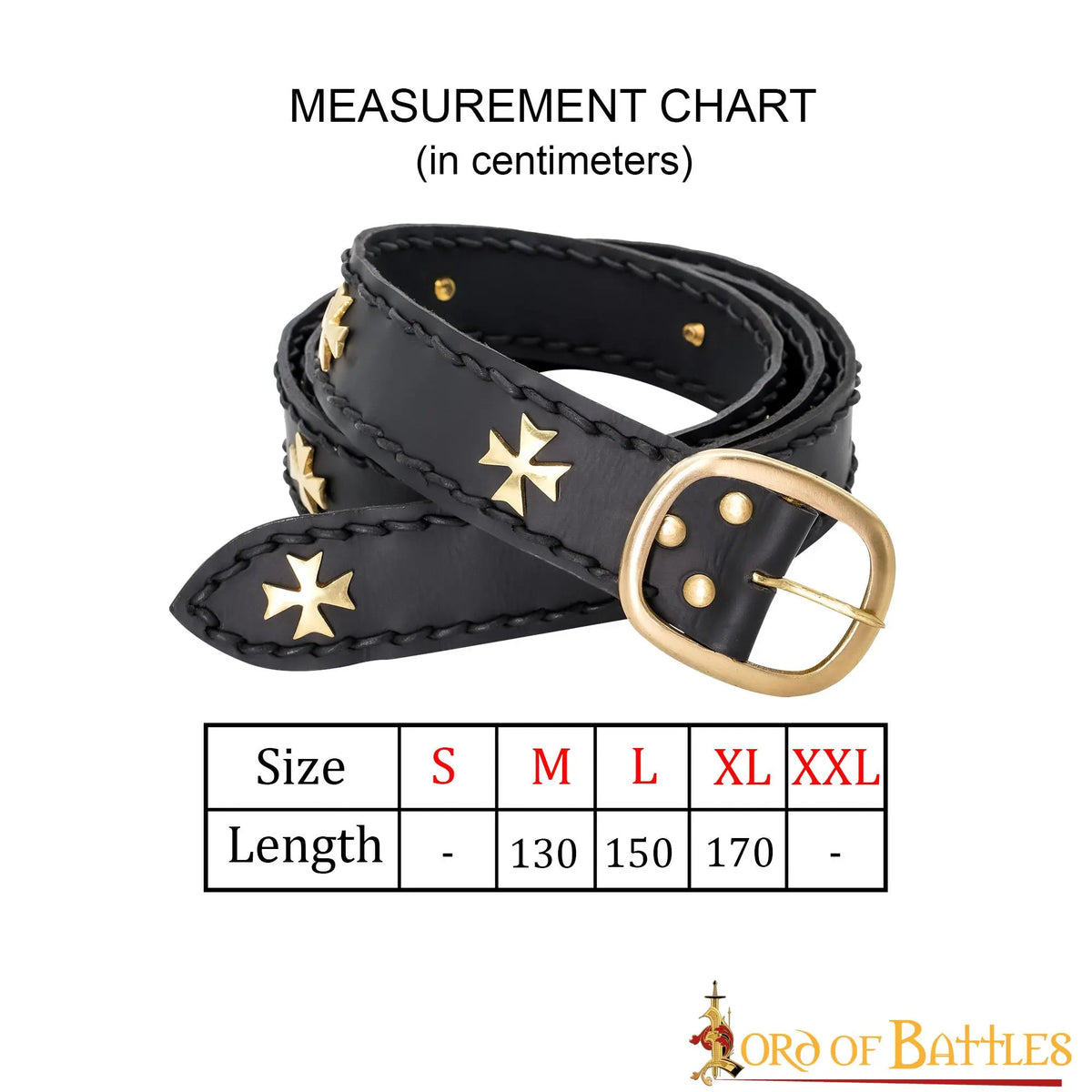 Kruisvaarders riem, 130 cm