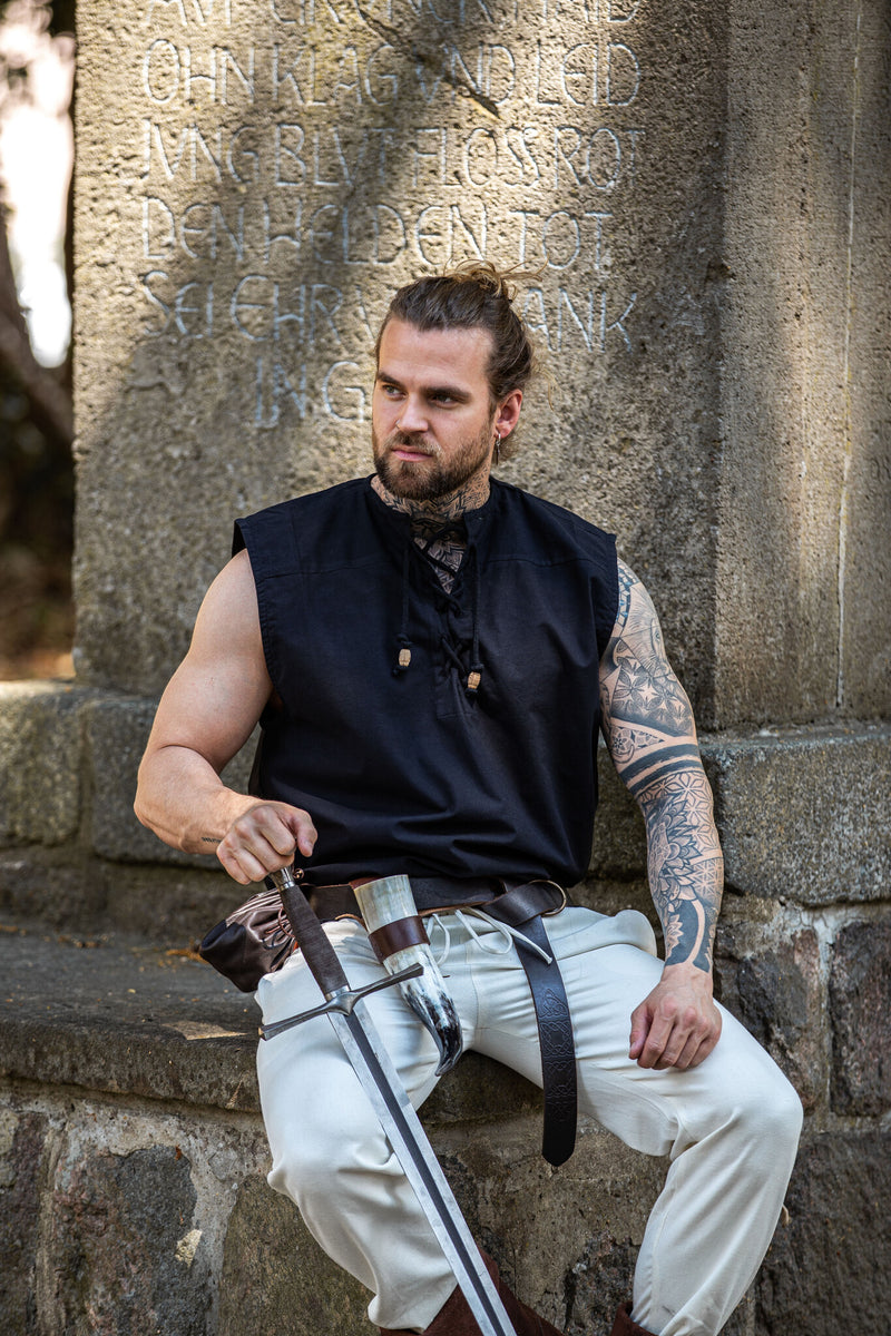 Camicia pirata Jean, nera