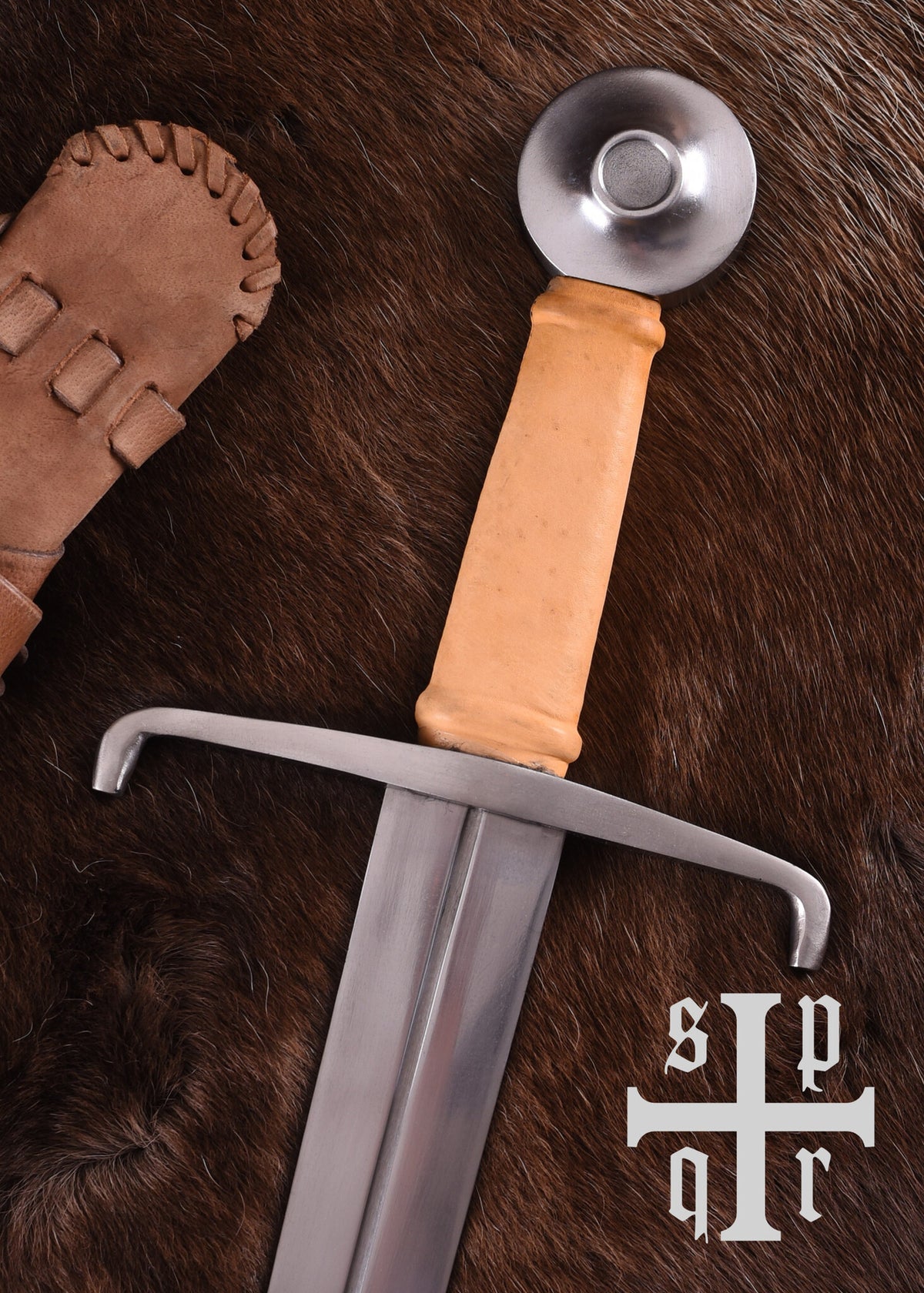 Middelalderligt enhåndssværd ca. 1310, Royal Armouries, sløvt (battle-readyt)