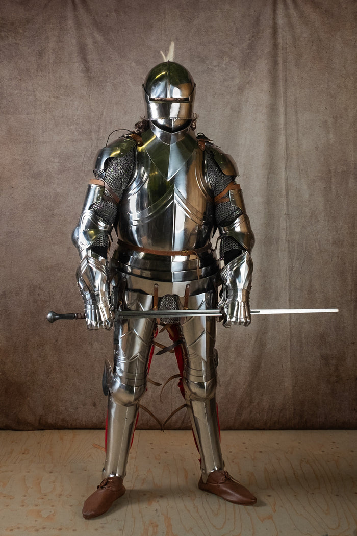 Vollständiger gotischer Kürass, 1,2 mm