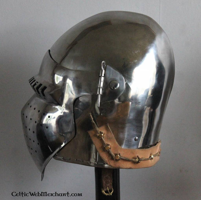 Sen-14. århundredes bascinet, 2 mm (battle-ready)