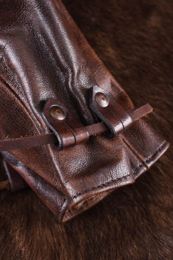 Duża skórzana sakiewka Oslo