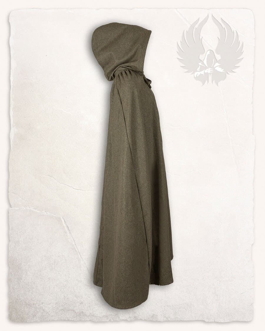 Mantel Harun, Wollmix, oliv