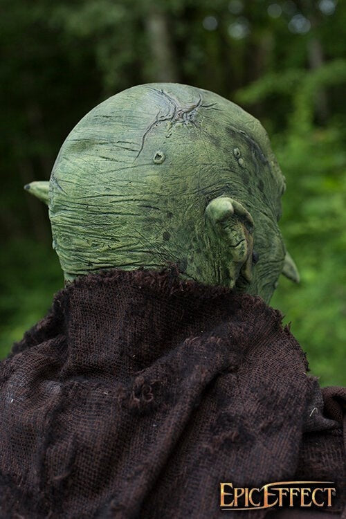 Maska Aardmana, zielona, maska LARP