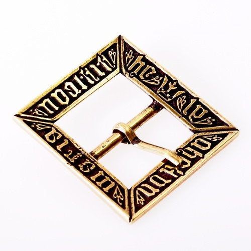 15. årh. spænde Erik, forsølvet